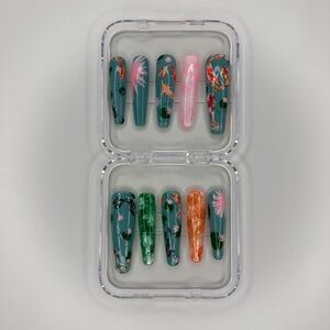 Hand Painted Gel Nails